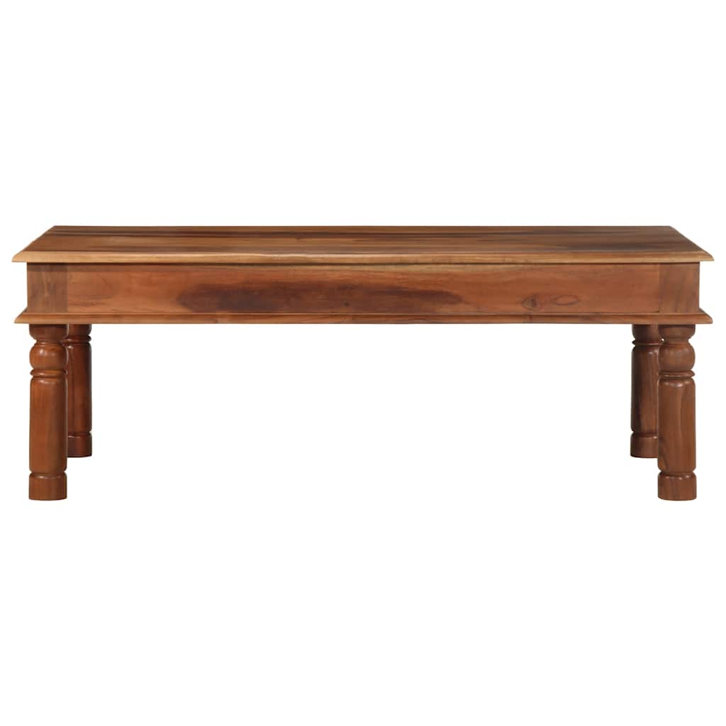 Mesa De Centro De Madera Maciza Acacia