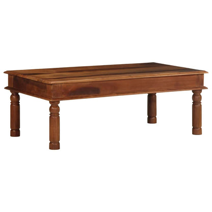 Mesa De Centro De Madera Maciza Acacia
