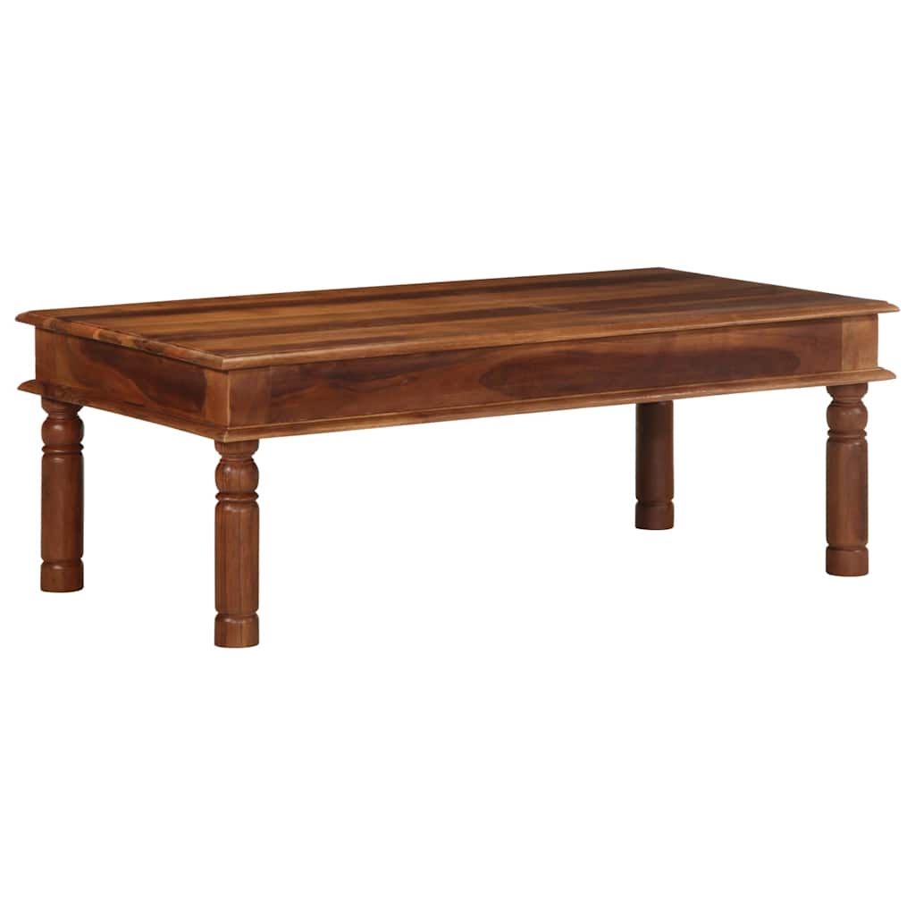 Mesa De Centro De Madera Maciza Acacia