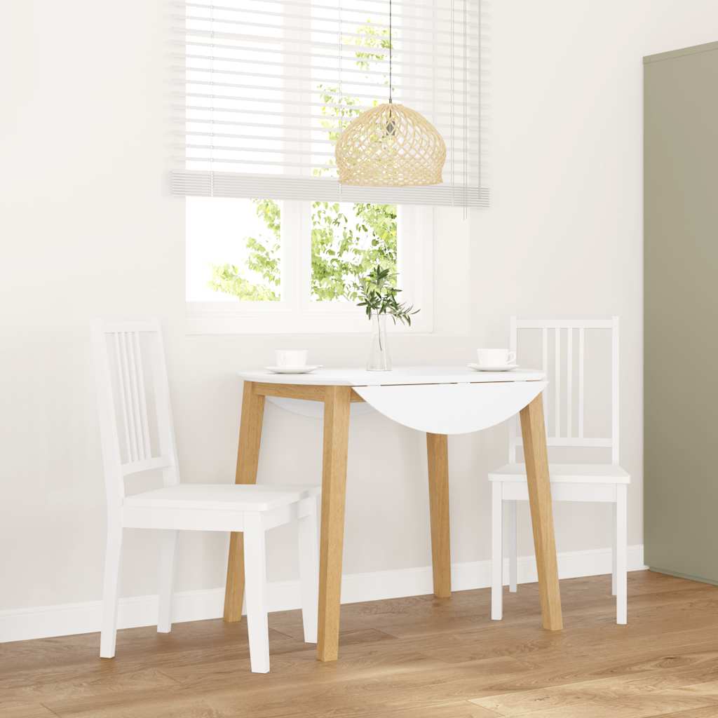 Sillas De Comedor Con Cojines De Madera Maciza 2 Unidades