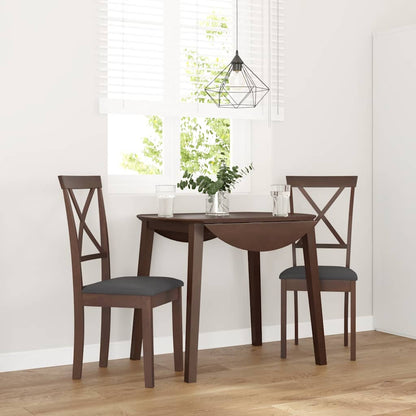 Sillas De Comedor Con Cojines 2 Uds Madera Maciza Caucho