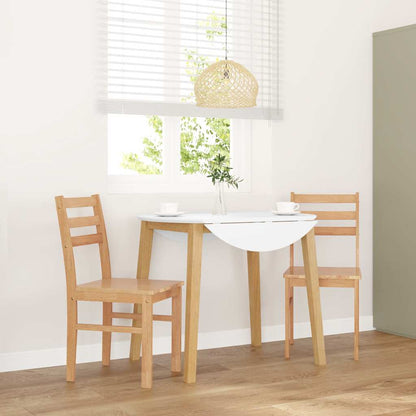 Sillas De Comedor Con Cojines 2 Uds Madera Maciza Marrón Caucho