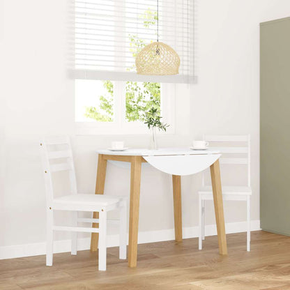 Sillas De Comedor Con Cojines 2 Uds Madera Maciza Marrón Caucho