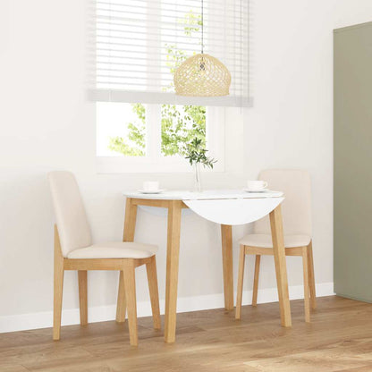 Sillas De Comedor Con Cojines 2 Uds Madera Maciza Marrón Caucho