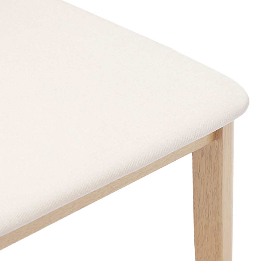 Sillas De Comedor Con Cojines 2 Uds Madera Maciza Caucho