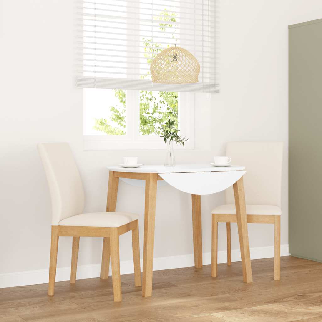 Sillas De Comedor Con Cojines 2 Uds Madera Maciza Caucho