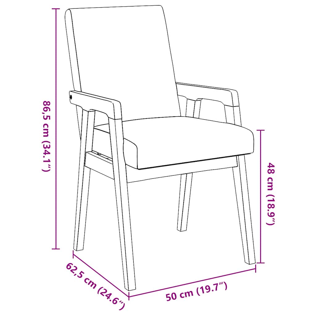 Sillas De Comedor Con Cojines, 2 Unidades, Blancas, Madera Maciza, Caucho