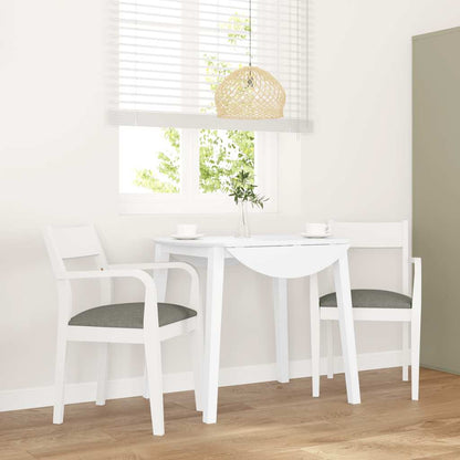 Sillas De Comedor Con Cojines 2Uds Madera Maciza Natural Caucho