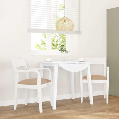 Sillas De Comedor Con Cojines 2Uds Madera Maciza Natural Caucho