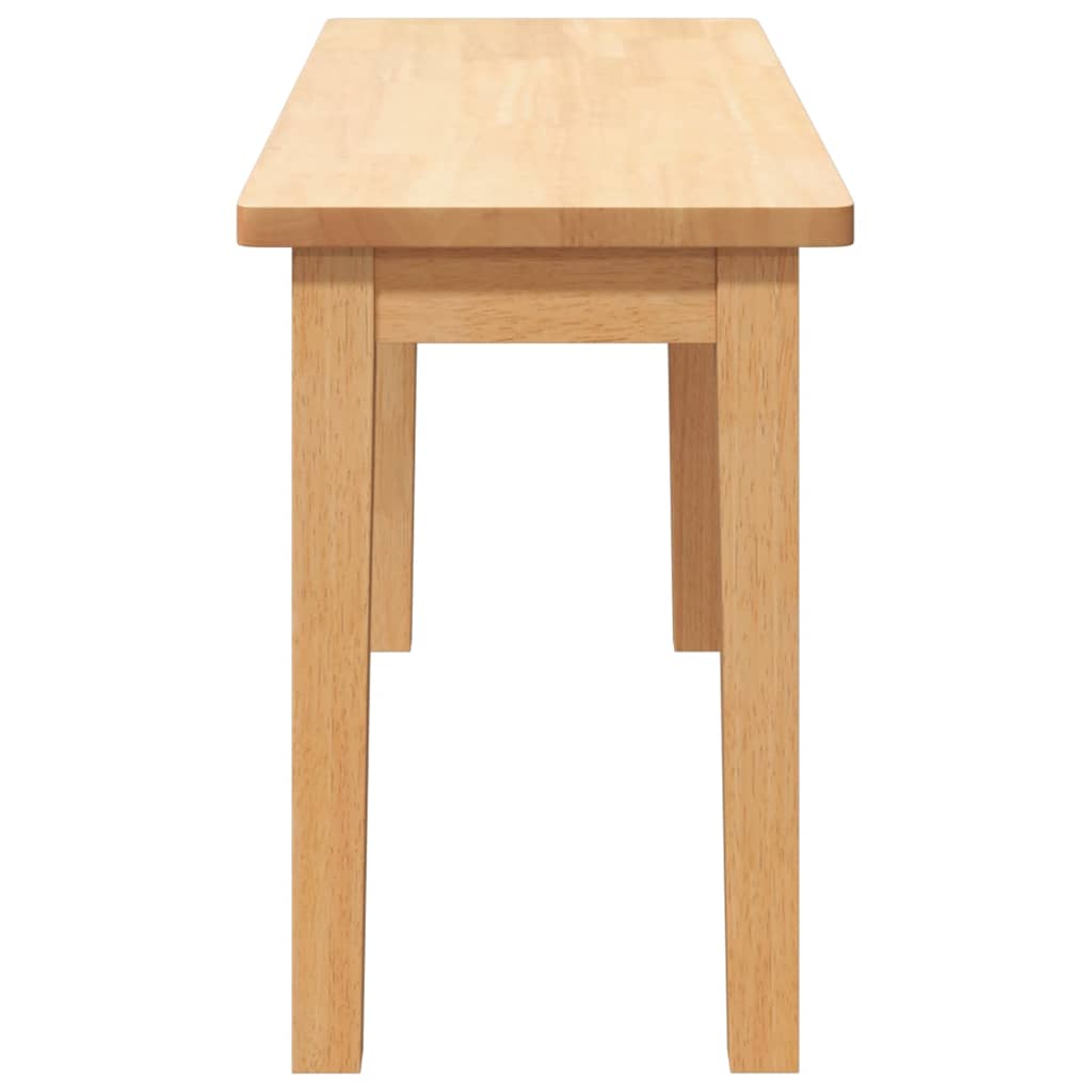 Banco 90 Cm Madera Maciza Caucho