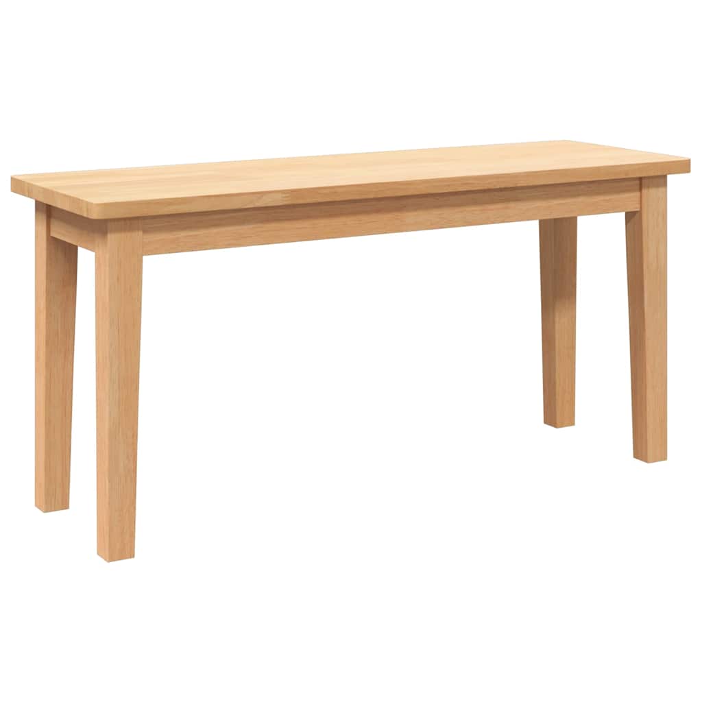 Banco 90 Cm Madera Maciza Caucho