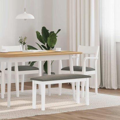 Banco 90 Cm Madera Maciza Caucho