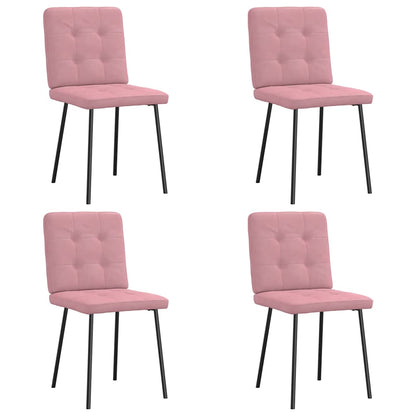 Sillas De Comedor 4 Unidades Terciopelo