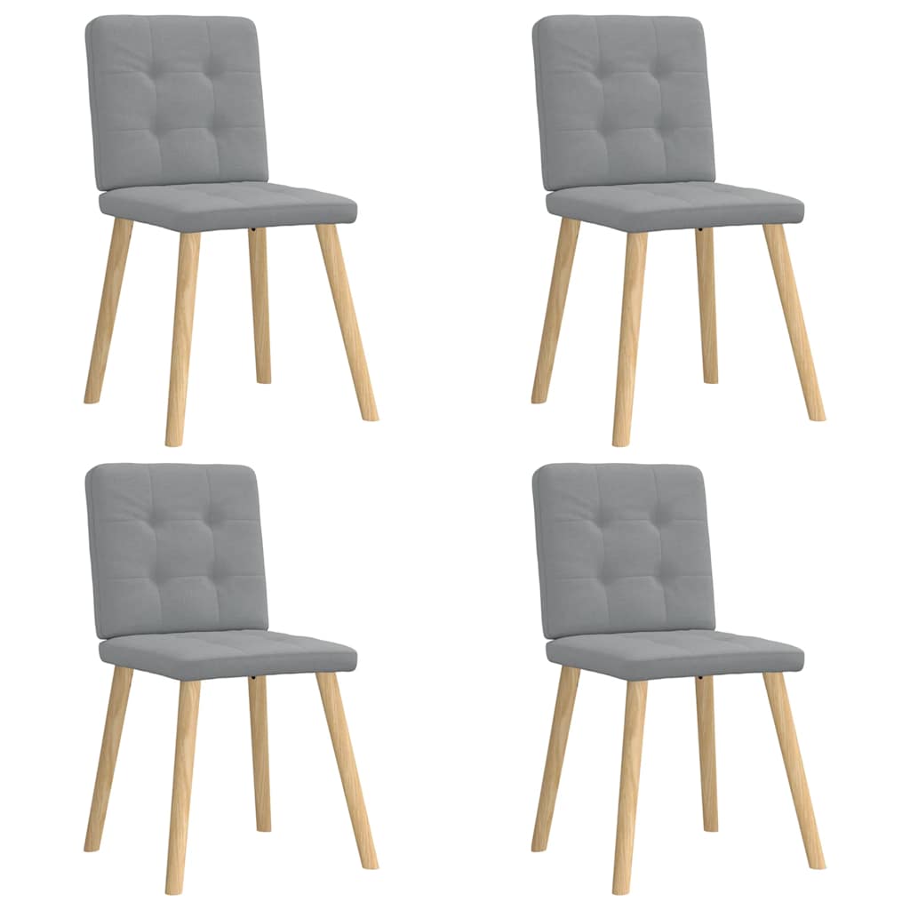 Sillas De Comedor 6 Unidades De Tela