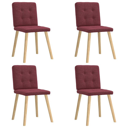 Sillas De Comedor 6 Unidades De Tela
