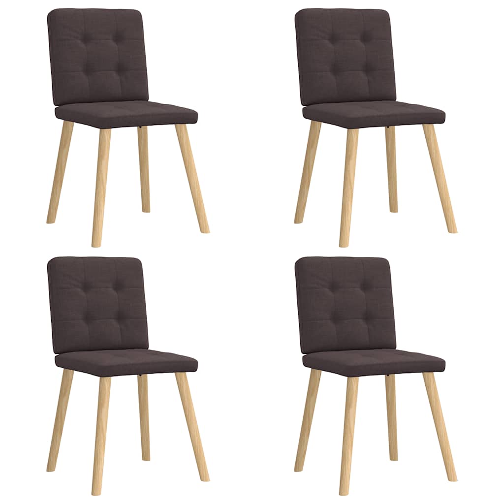 Sillas De Comedor 6 Unidades De Tela