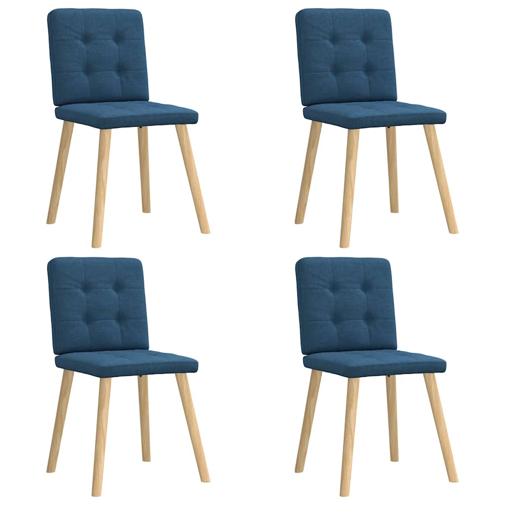 Sillas De Comedor 6 Unidades De Tela