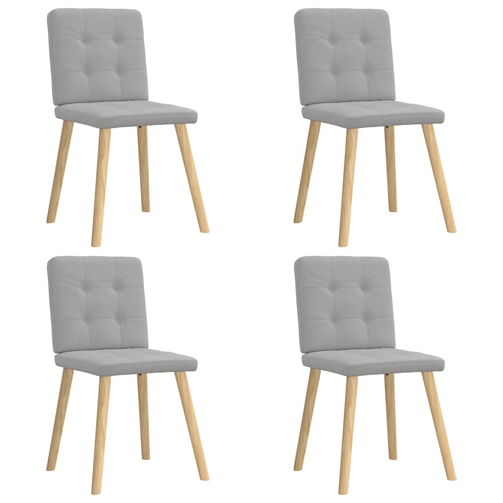 Sillas De Comedor 6 Unidades De Tela