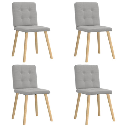 Sillas De Comedor 6 Unidades De Tela