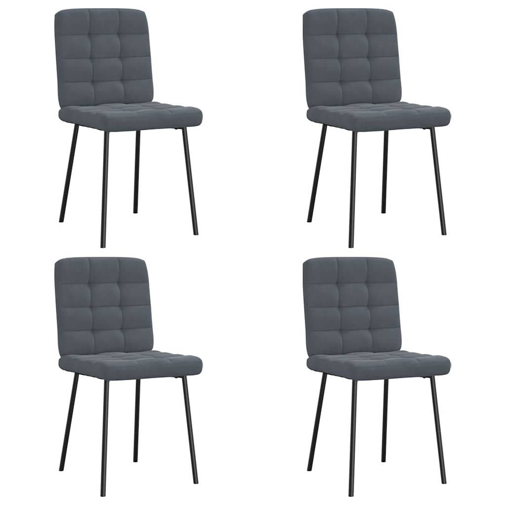 Sillas De Comedor Giratorias 6 Uds Terciopelo