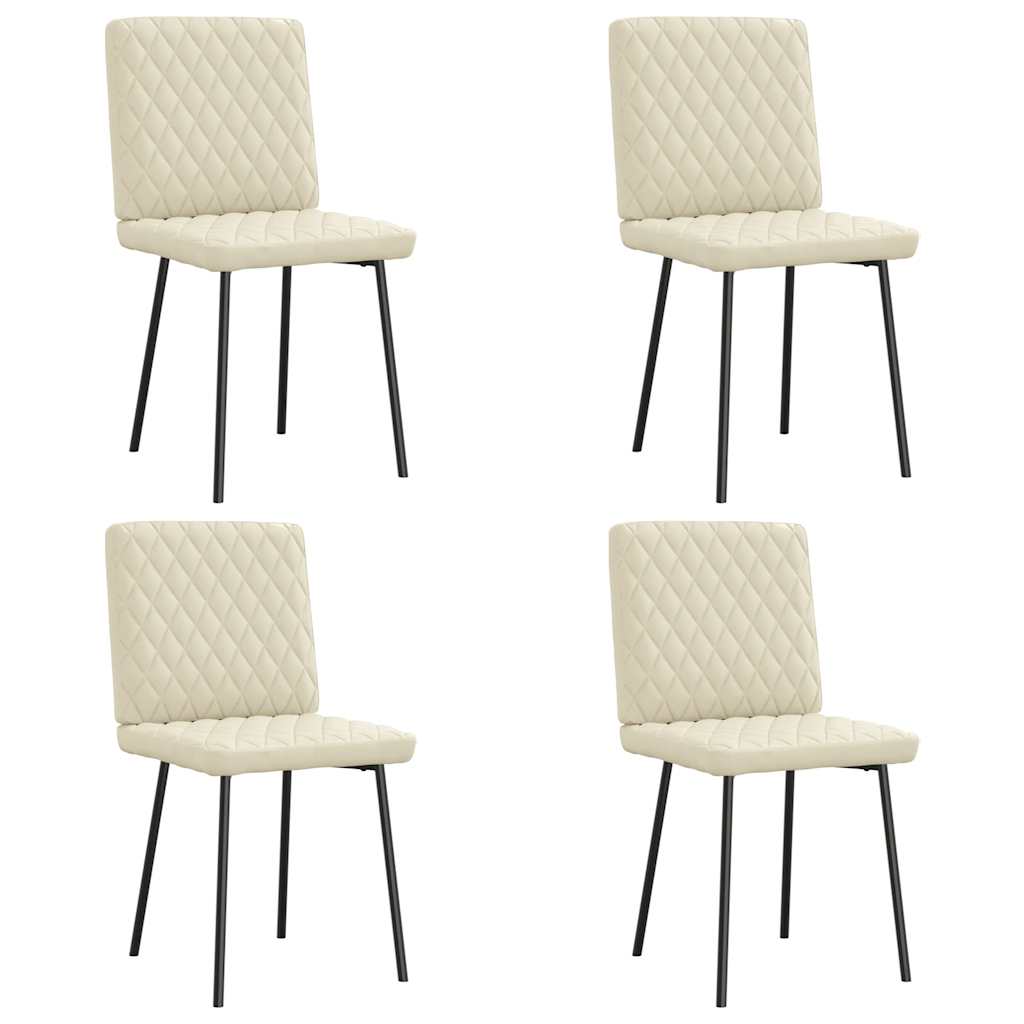 Sillas De Comedor 2 Unidades Cuero Sintético