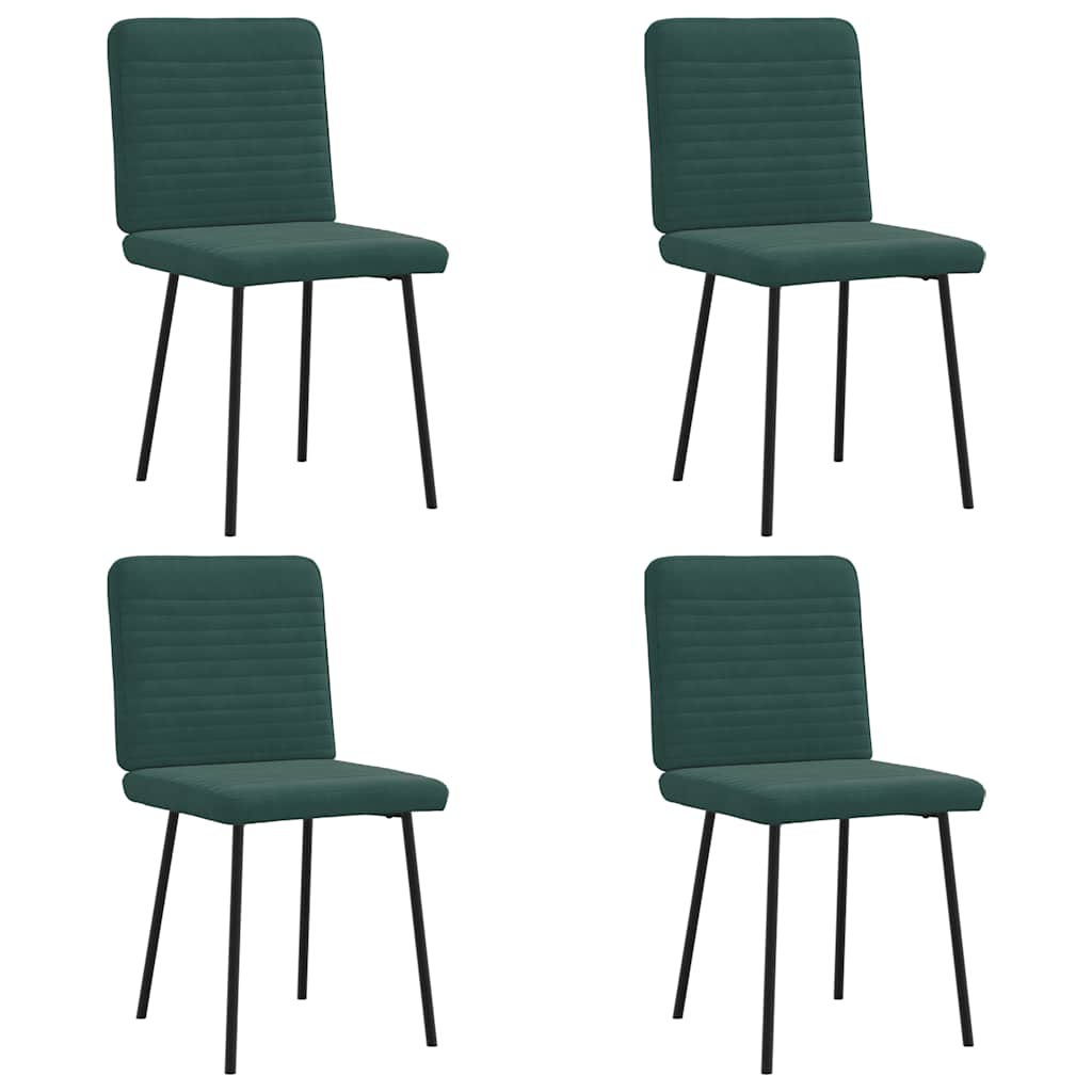Sillas De Comedor 2 Unidades Terciopelo