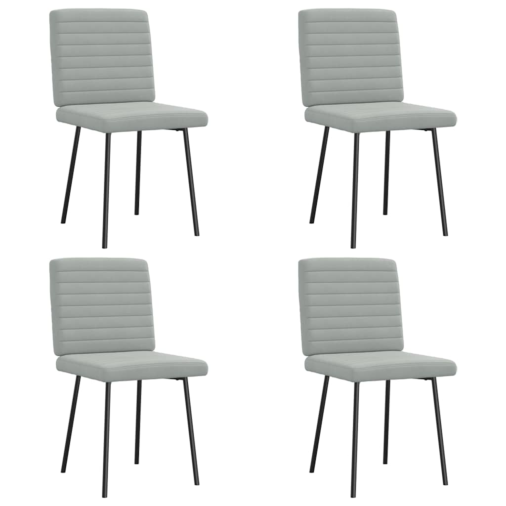 Sillas De Comedor 6 Unidades Terciopelo