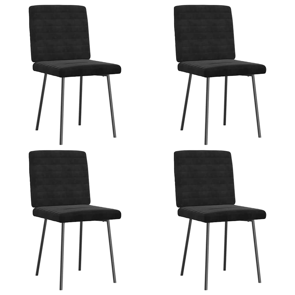 Sillas De Comedor 6 Unidades Terciopelo
