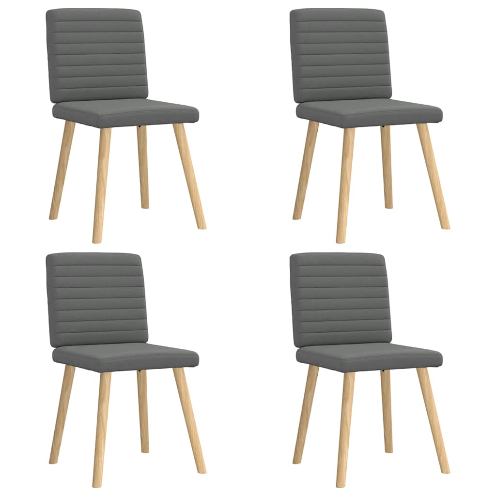 Sillas De Comedor Giratorias 6 Unidades Tela Negras