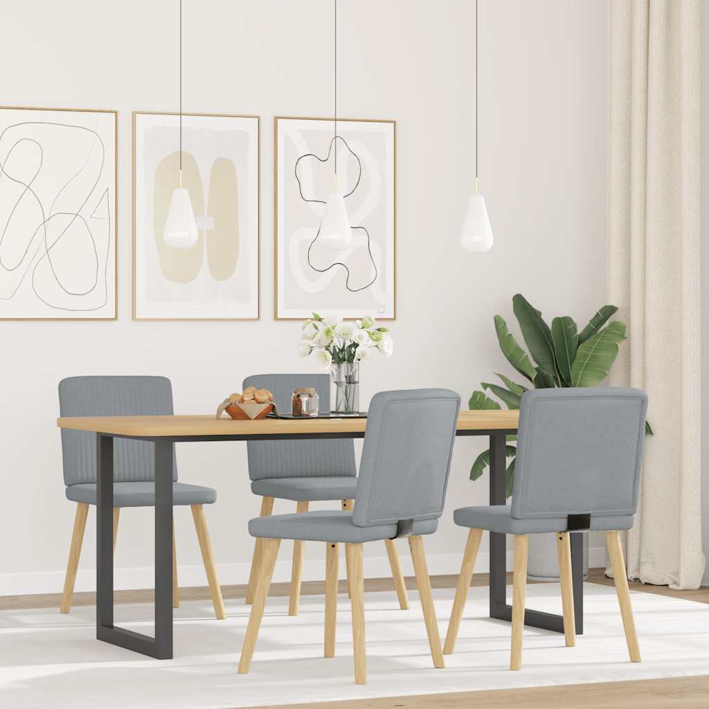 Sillas De Comedor Giratorias 4 Unidades Tela