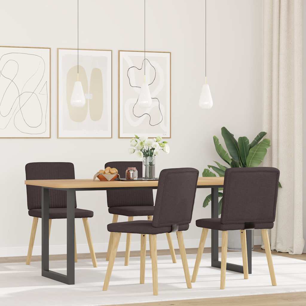 Sillas De Comedor Giratorias 4 Unidades Tela