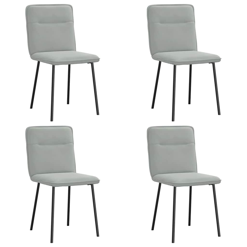 Sillas De Comedor 4 Unidades Terciopelo