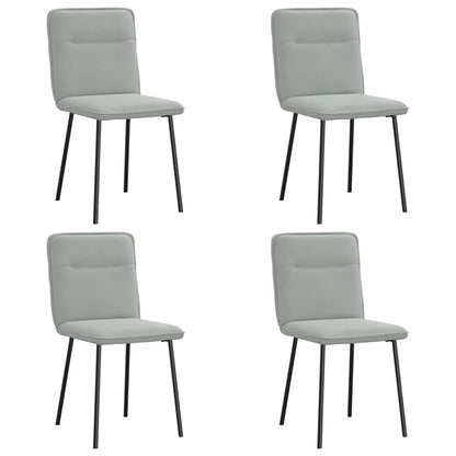 Sillas De Comedor 4 Unidades Terciopelo