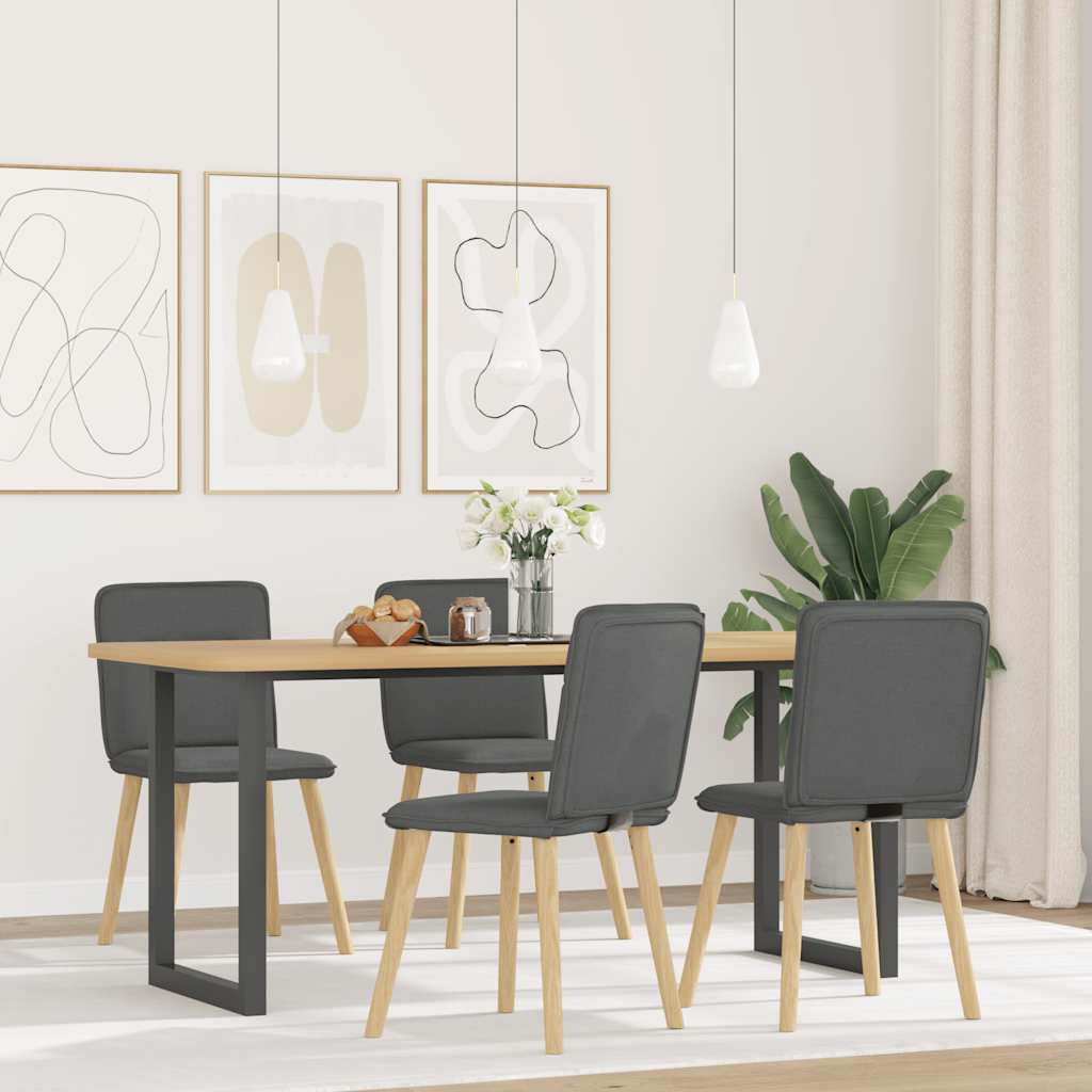 Sillas De Comedor Giratorias 4 Unidades Tela