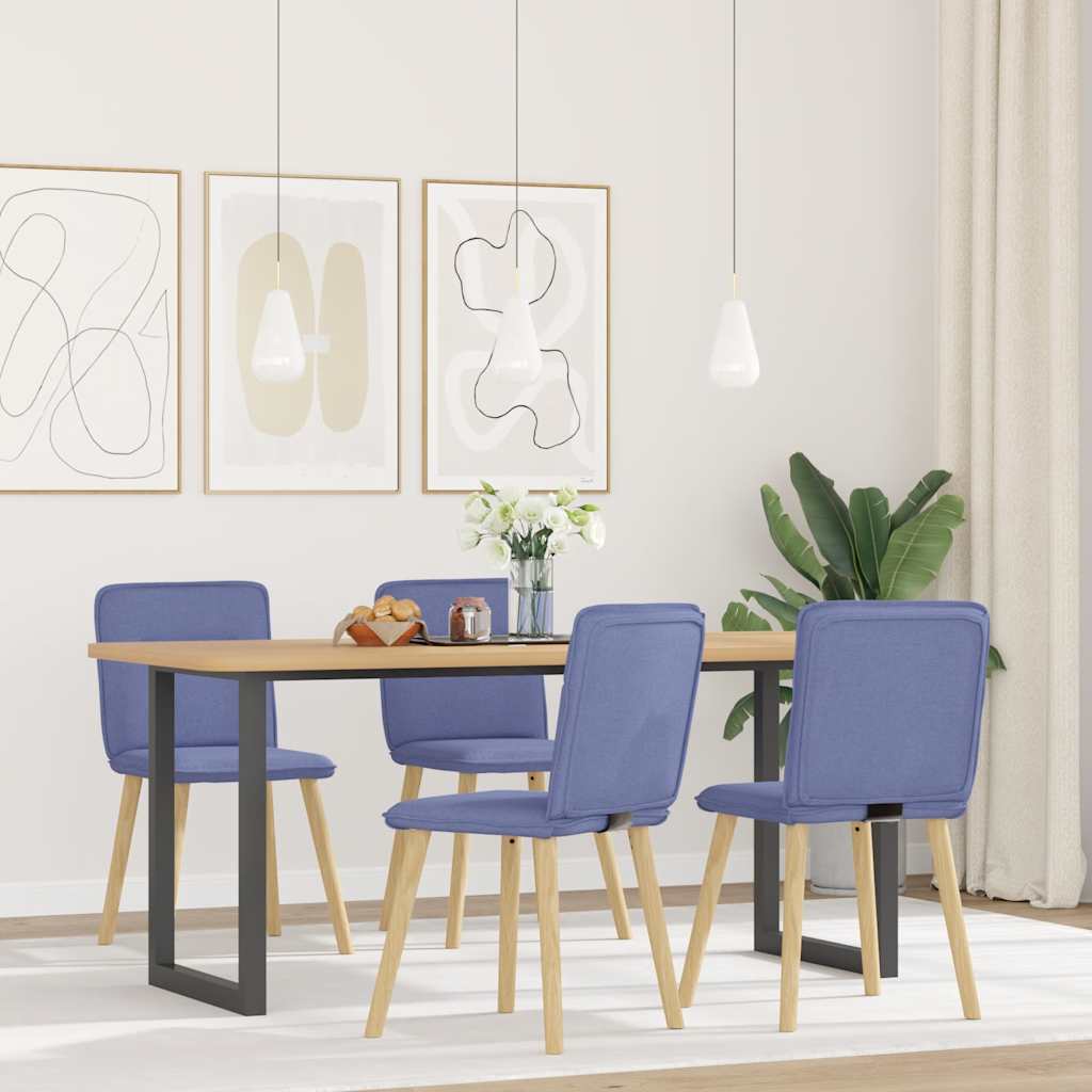 Sillas De Comedor Giratorias 4 Unidades Tela