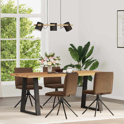 Silla De Comedor Cuero Gamuza Verde Militar