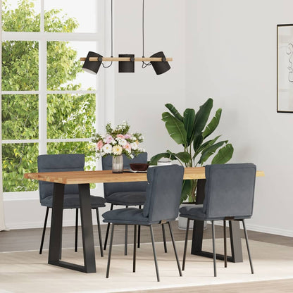 Sillas De Comedor 2 Unidades Terciopelo
