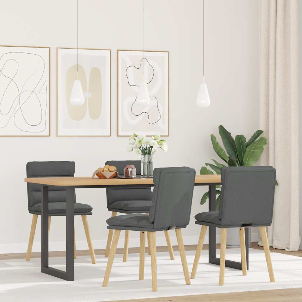 Sillas De Comedor 6 Unidades Tela