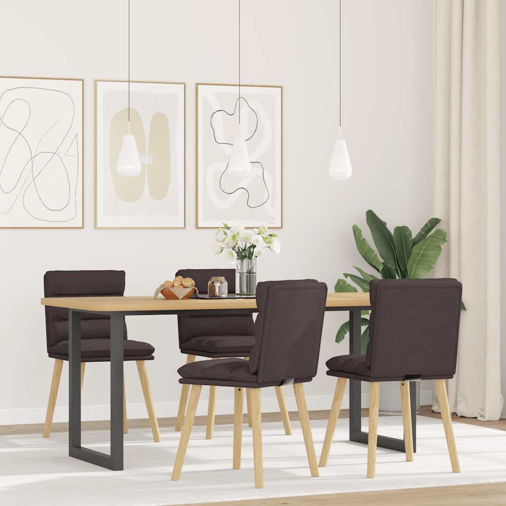 Sillas De Comedor 6 Unidades Tela