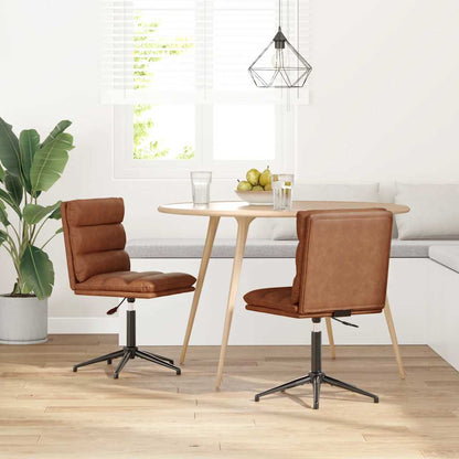 Sillas De Comedor 6 Unidades Cuero Sintético