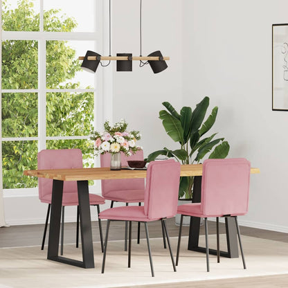 Sillas De Comedor 4 Unidades Terciopelo