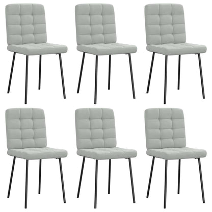 Sillas De Comedor Giratorias 6 Uds Terciopelo