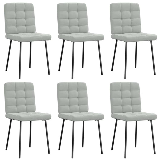 Sillas De Comedor Giratorias 6 Uds Terciopelo