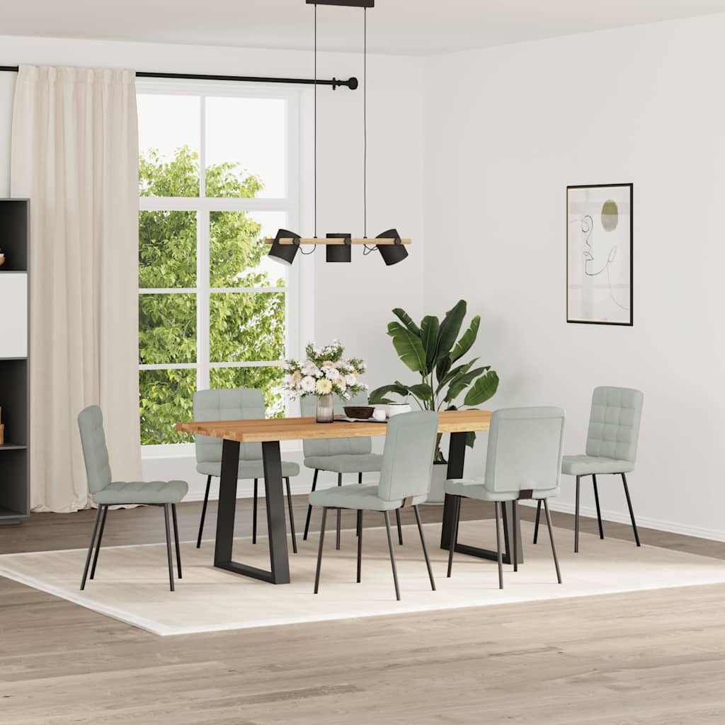 Sillas De Comedor Giratorias 6 Uds Terciopelo
