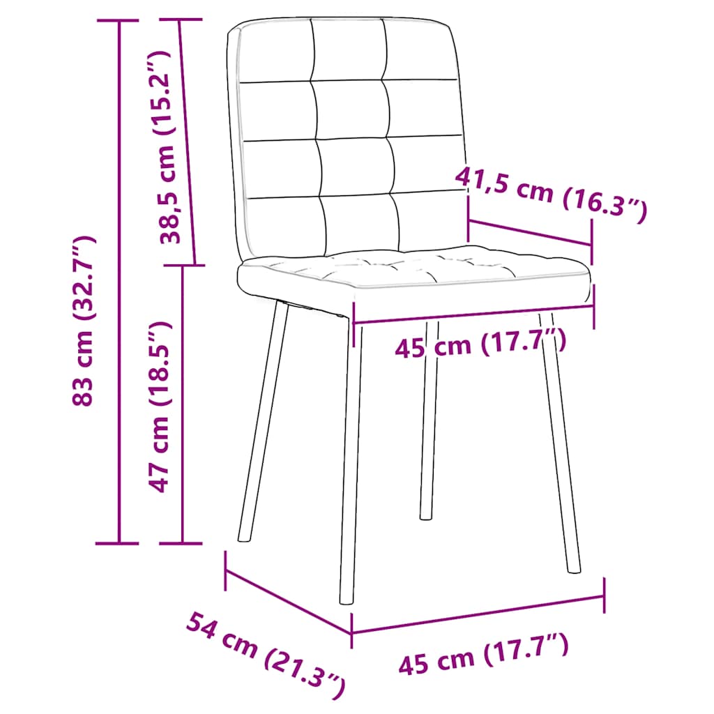 Sillas De Comedor Giratorias 6 Uds Terciopelo