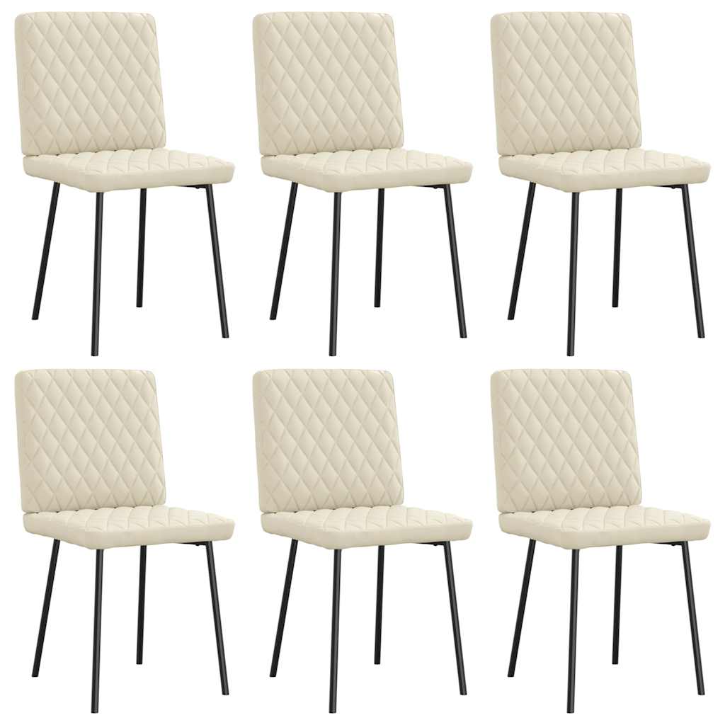 Sillas De Comedor 2 Unidades Cuero Sintético