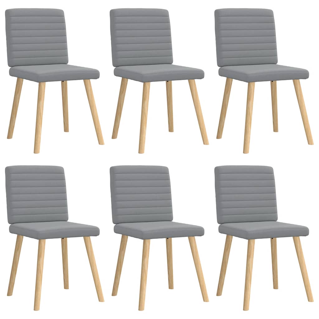 Sillas De Comedor Giratorias 6 Unidades Tela Negras