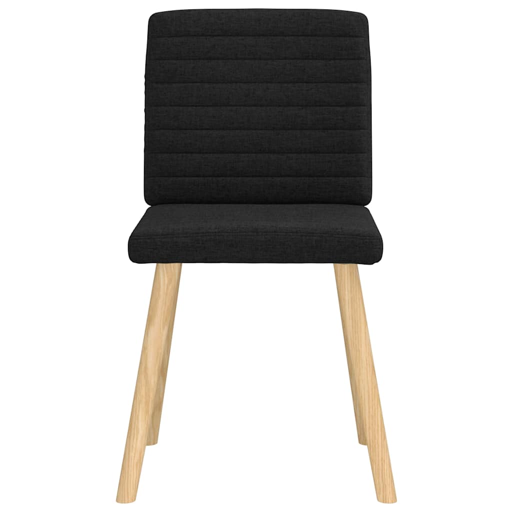 Sillas De Comedor Giratorias 6 Unidades Tela Negras