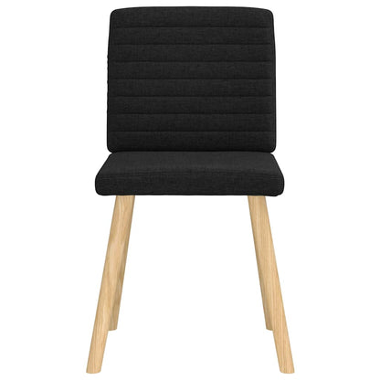 Sillas De Comedor Giratorias 6 Unidades Tela Negras