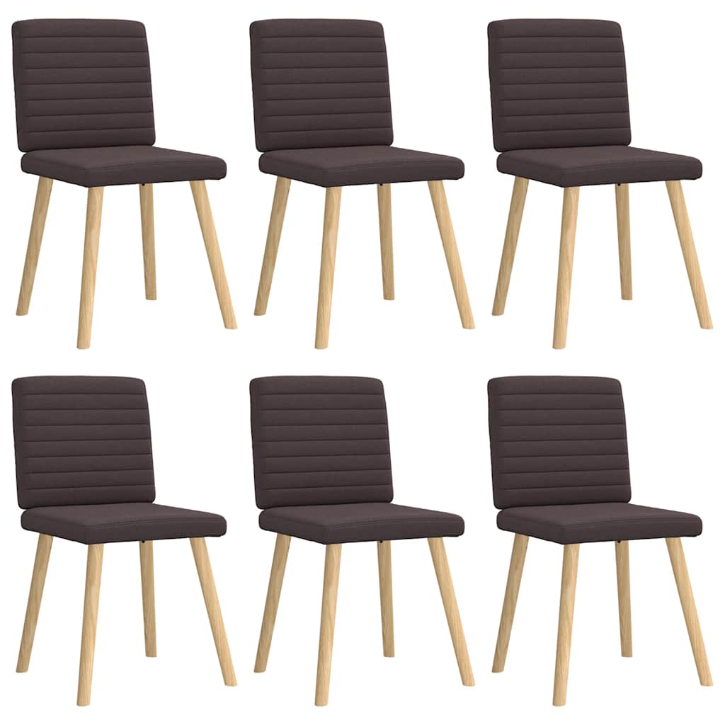 Sillas De Comedor Giratorias 6 Unidades Tela Negras